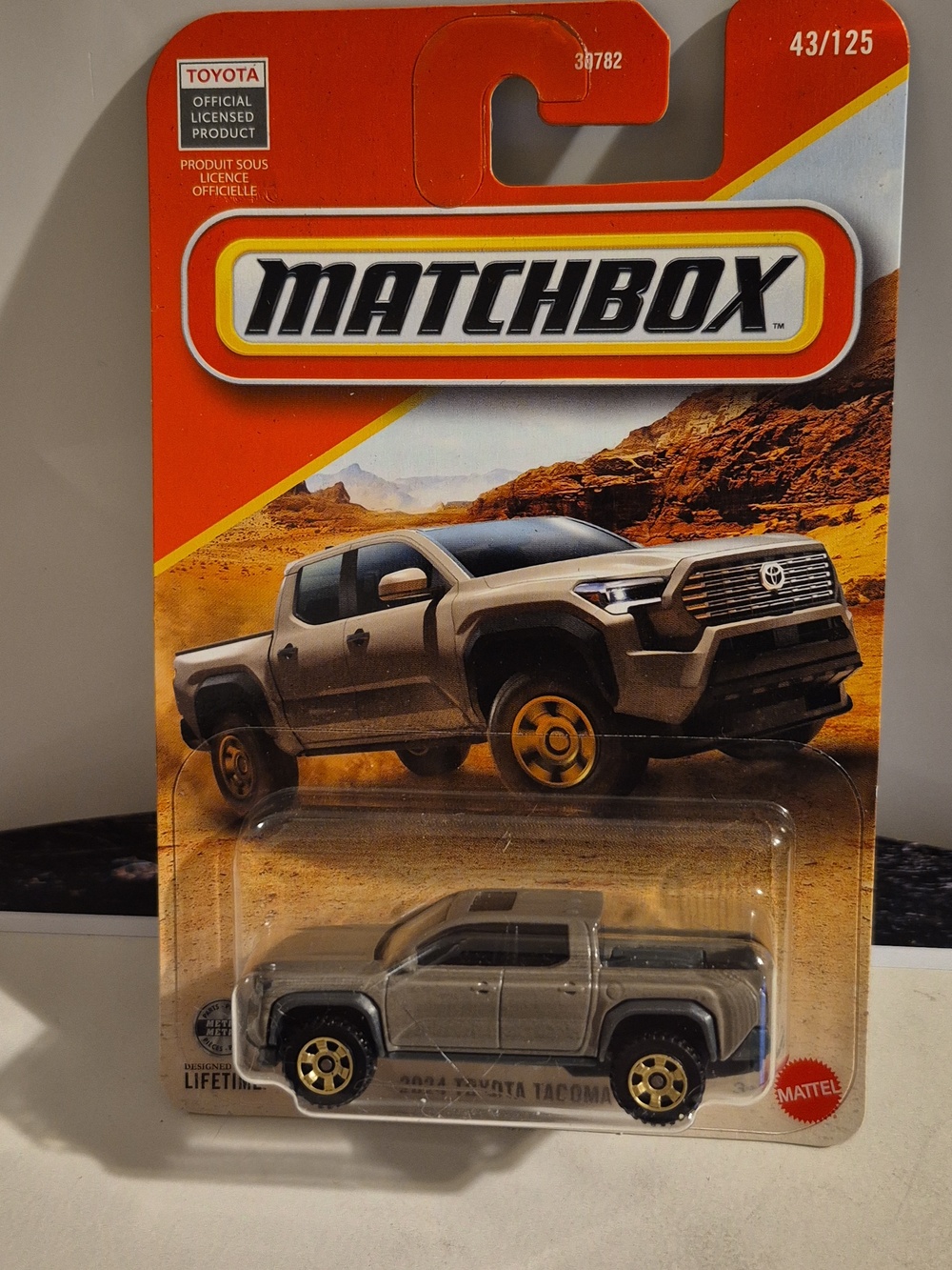 D4 Matchbox  2024 Toyota Tacoma with shipping protector